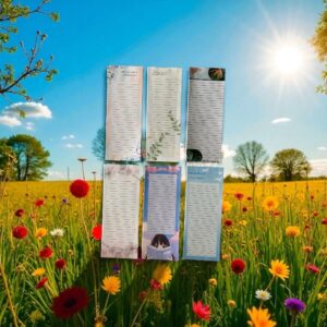 Customized Notepads - Pack of 6 (3"–3.5" x 9", 50 pages each)