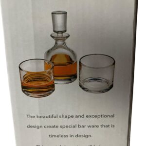 Godinger Duet Stackable - Crystal decanter Set
